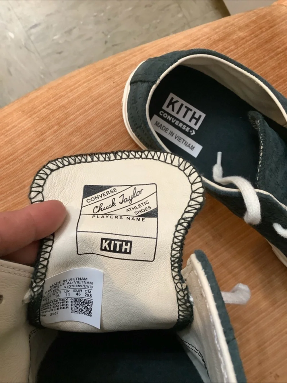 Kith x Converse Chuck Taylor All Star 70 Ox Green Scarab Monogram Pack Men's 11